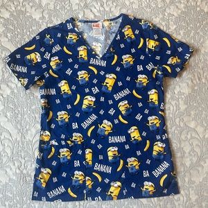 Minions Scrub top, XS